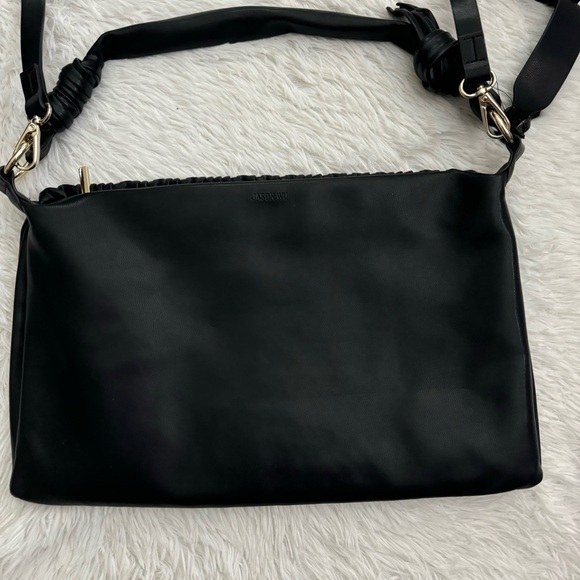 Jason Wu Corrie Pleated Leather Shoulder/Crossbody Bag! VGUC - Picture 4 of 15